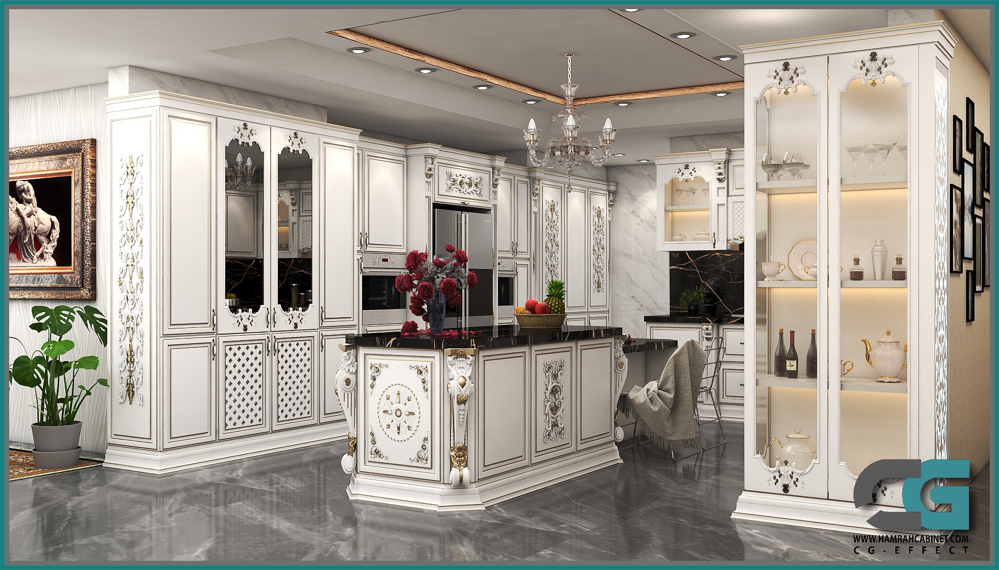 کابینت کلاسیک رنگخور 11